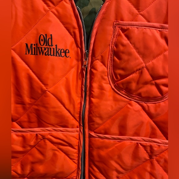 Cabela's Outdoor Gear CAMO Camouflage & Orange Hunting Reversible VEST - Picture 5 of 10